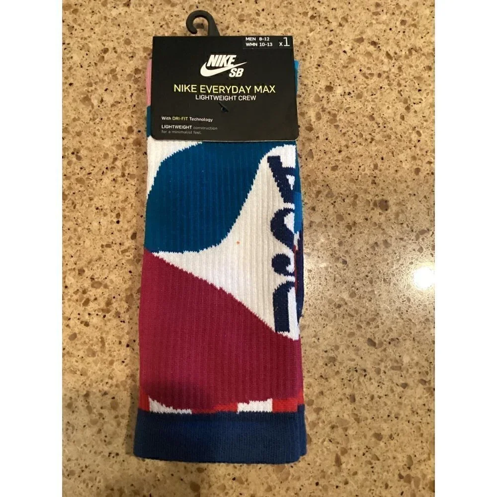 NIKE SB X parra USA olymplc federation kit men’s dri fit sock size: 8-12…